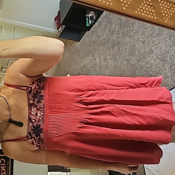 STUNNING AMERICAN EAGLE BABYDOLL BOHO DRESS - Picture 1 of 11
